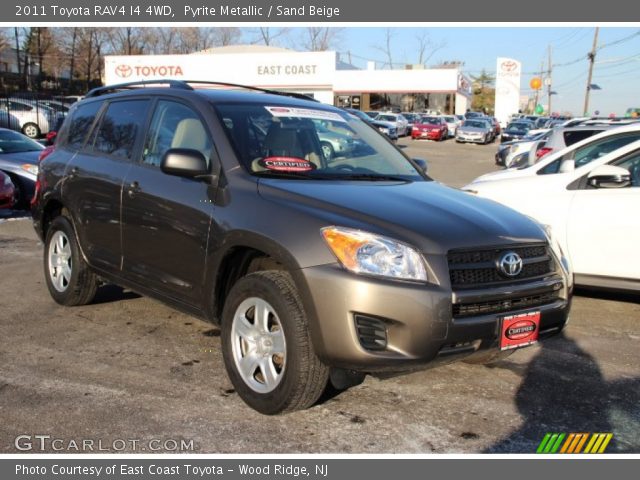 2011 Toyota RAV4 I4 4WD in Pyrite Metallic