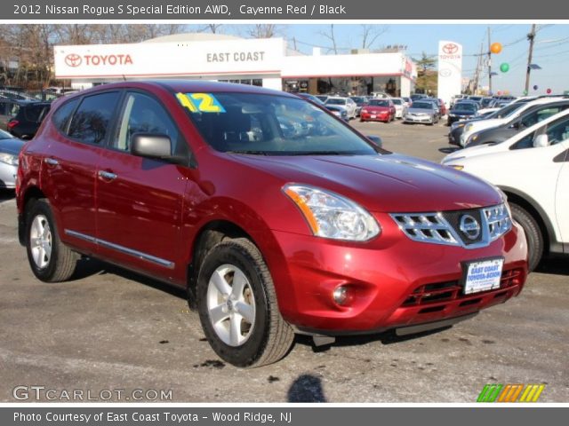 2012 Nissan Rogue S Special Edition AWD in Cayenne Red