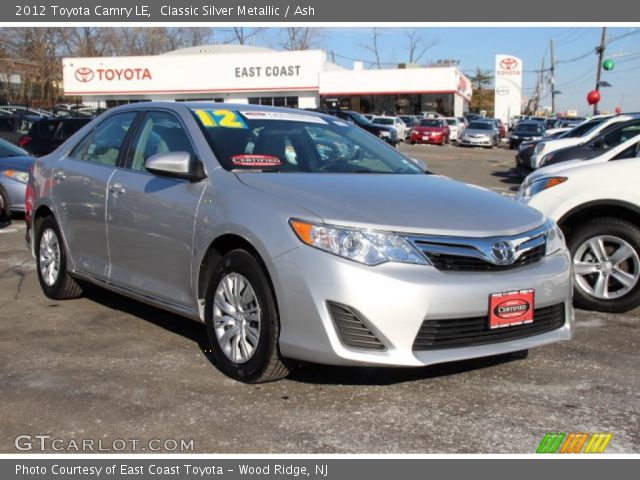 2012 Toyota Camry LE in Classic Silver Metallic