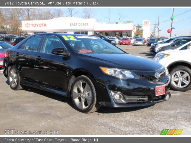 2012 Toyota Camry SE in Attitude Black Metallic