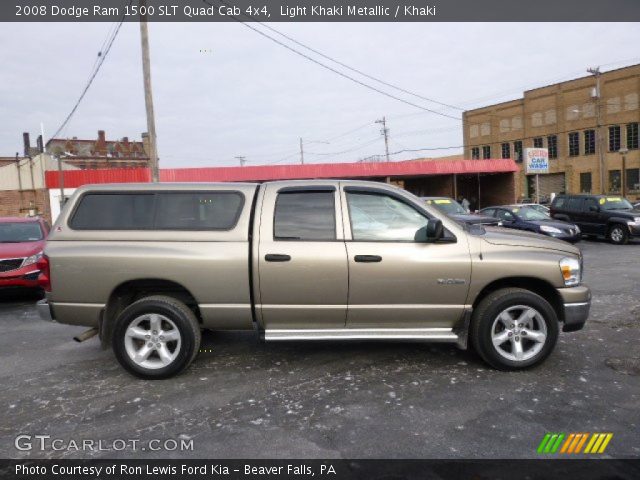 2008 Dodge Ram 1500 SLT Quad Cab 4x4 in Light Khaki Metallic