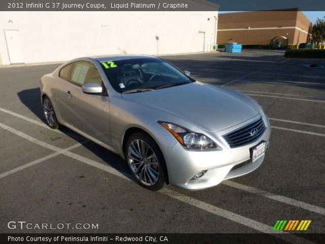 2012 Infiniti G 37 Journey Coupe in Liquid Platinum