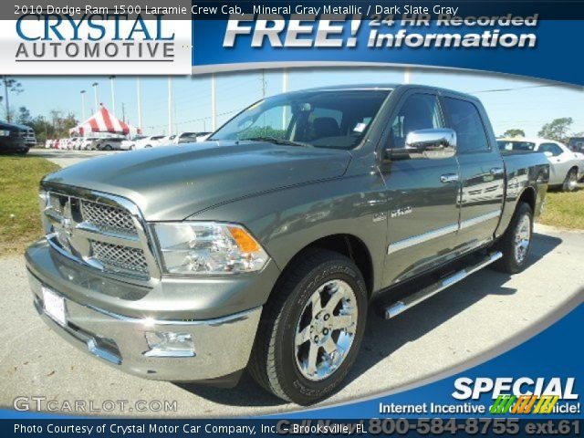 2010 Dodge Ram 1500 Laramie Crew Cab in Mineral Gray Metallic