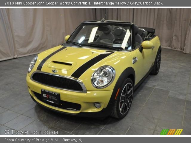 2010 Mini Cooper John Cooper Works Convertible in Interchange Yellow