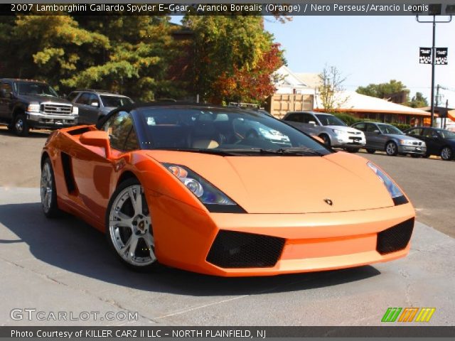 2007 Lamborghini Gallardo Spyder E-Gear in Arancio Borealis (Orange)