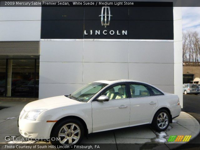 2009 Mercury Sable Premier Sedan in White Suede