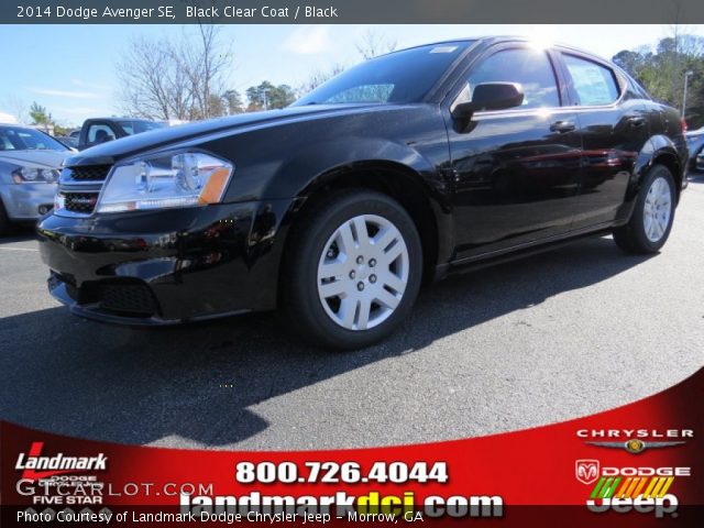 2014 Dodge Avenger SE in Black Clear Coat