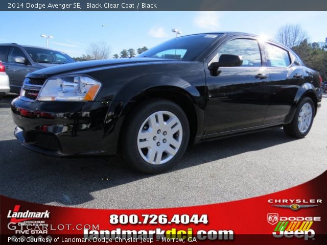 2014 Dodge Avenger SE in Black Clear Coat