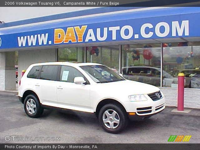2006 Volkswagen Touareg V6 in Campanella White