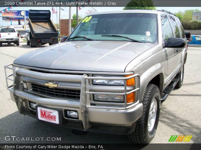 2000 Chevrolet Tahoe Z71 4x4 in Light Pewter Metallic