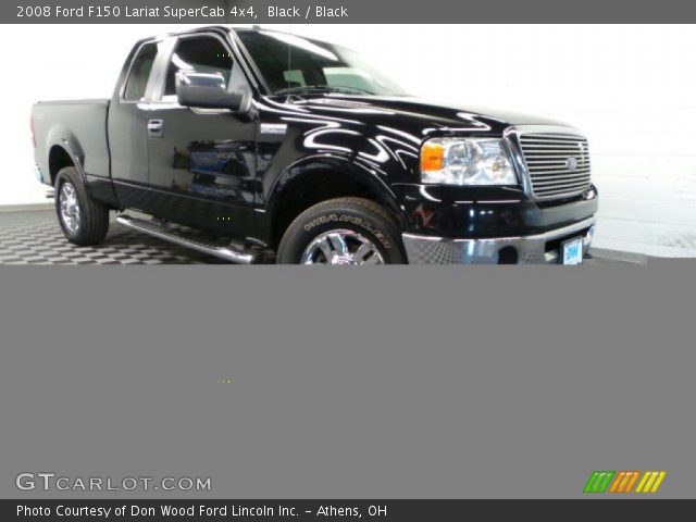 2008 Ford F150 Lariat SuperCab 4x4 in Black
