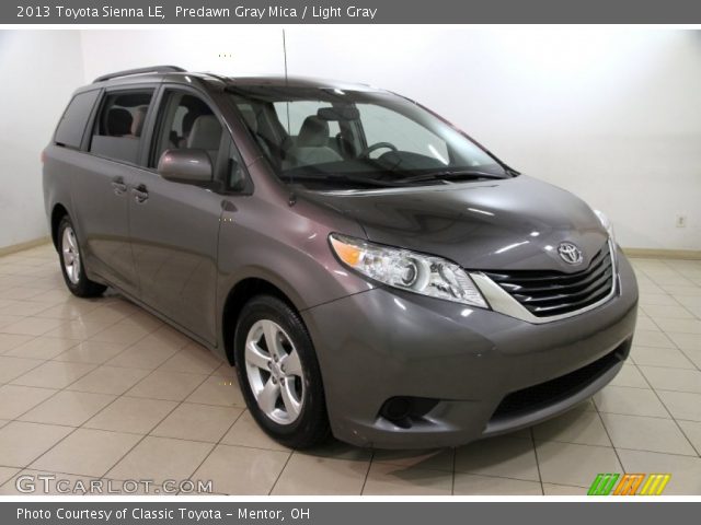 2013 Toyota Sienna LE in Predawn Gray Mica
