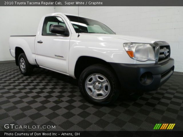 2010 Toyota Tacoma Regular Cab in Super White
