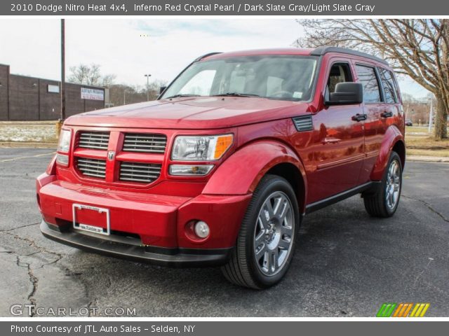 2010 Dodge Nitro Heat 4x4 in Inferno Red Crystal Pearl