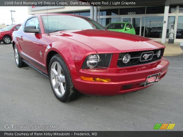 2008 Ford Mustang V6 Deluxe Coupe in Dark Candy Apple Red