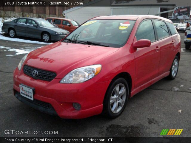 2008 Toyota Matrix XR in Radiant Red