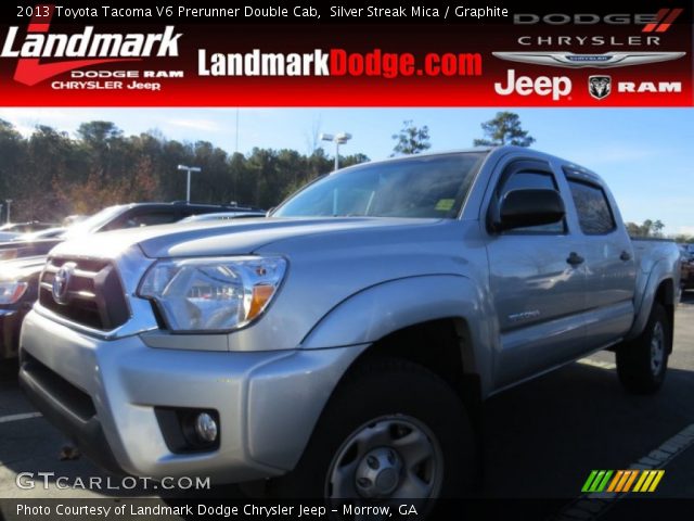 2013 Toyota Tacoma V6 Prerunner Double Cab in Silver Streak Mica