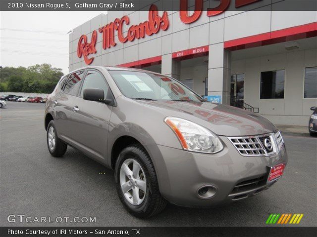 2010 Nissan Rogue S in Gotham Gray
