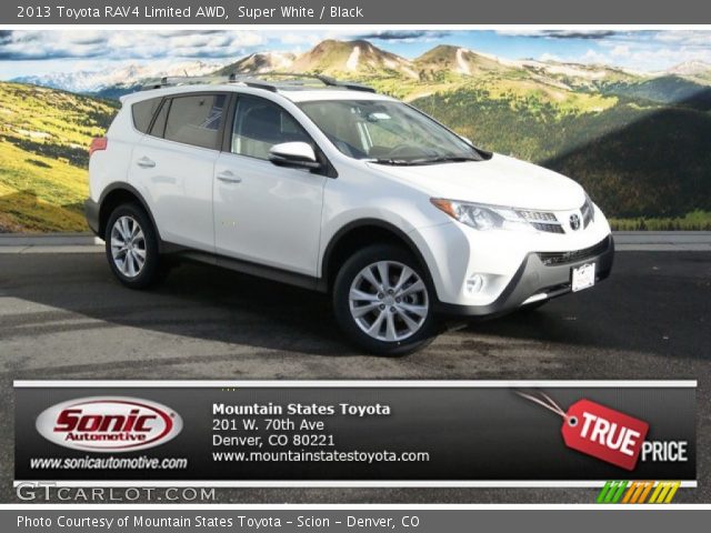 2013 Toyota RAV4 Limited AWD in Super White