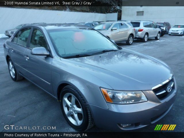 2008 Hyundai Sonata Limited V6 in Steel Gray
