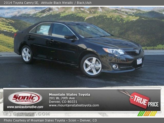 2014 Toyota Camry SE in Attitude Black Metallic