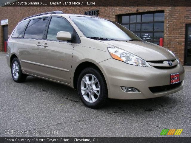 2006 Toyota Sienna XLE in Desert Sand Mica