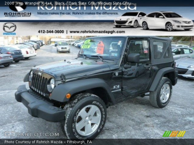 2008 Jeep Wrangler X 4x4 in Black