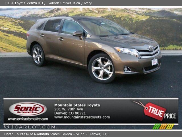 2014 Toyota Venza XLE in Golden Umber Mica
