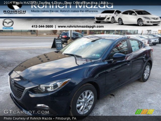 2014 Mazda MAZDA3 i Touring 4 Door in Deep Crystal Blue Mica