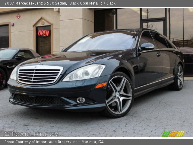 2007 Mercedes-Benz S 550 Sedan in Black Opal Metallic