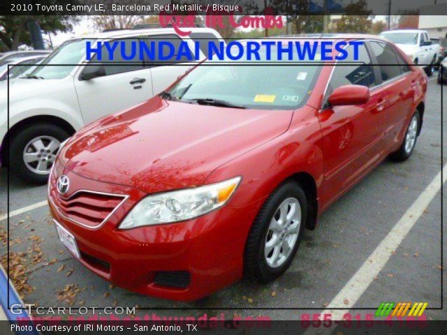 2010 Toyota Camry LE in Barcelona Red Metallic
