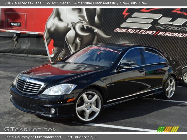 2007 Mercedes-Benz S 65 AMG Sedan in Almandine Black Metallic