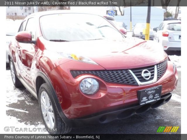 2011 Nissan Juke SV AWD in Cayenne Red