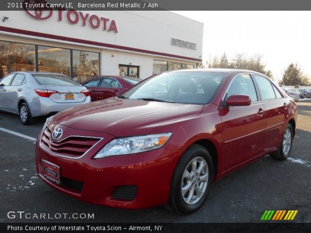 2011 Toyota Camry LE in Barcelona Red Metallic