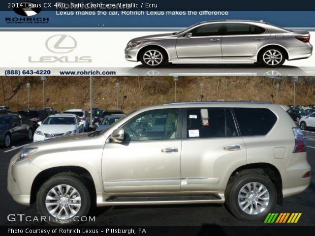 2014 Lexus GX 460 in Satin Cashmere Metallic