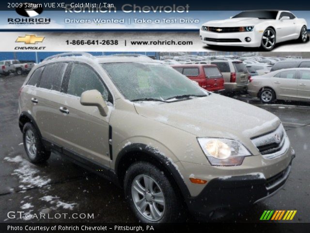 2009 Saturn VUE XE in Gold Mist