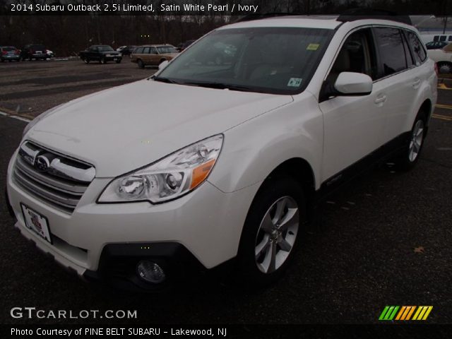 2014 Subaru Outback 2.5i Limited in Satin White Pearl