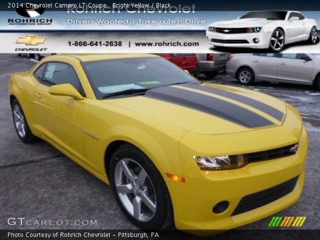 2014 Chevrolet Camaro LT Coupe in Bright Yellow