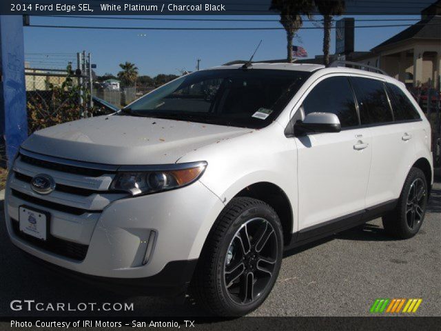 2014 Ford Edge SEL in White Platinum