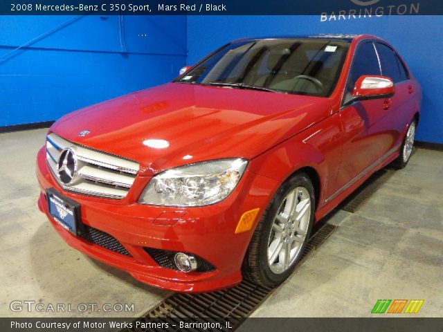 2008 Mercedes-Benz C 350 Sport in Mars Red
