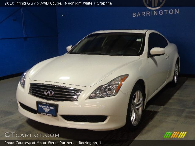 2010 Infiniti G 37 x AWD Coupe in Moonlight White