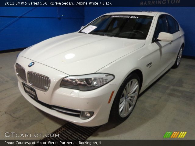 2011 BMW 5 Series 550i xDrive Sedan in Alpine White