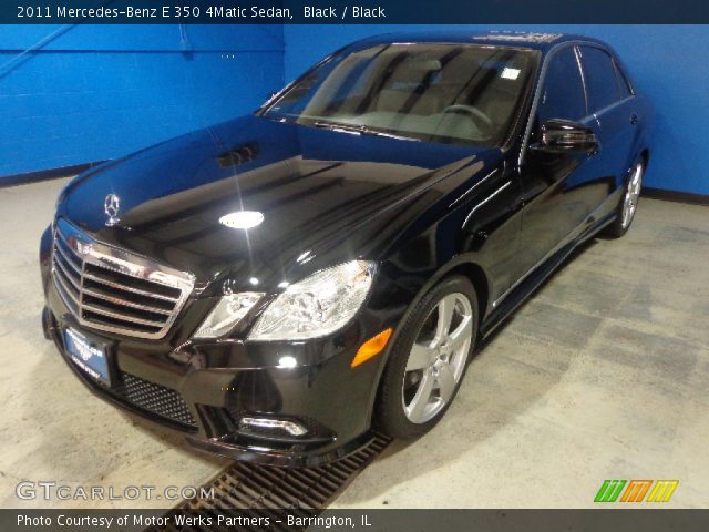 2011 Mercedes-Benz E 350 4Matic Sedan in Black