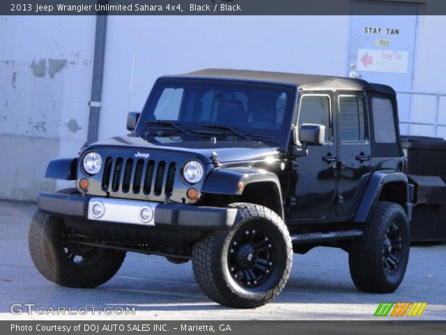 2013 Jeep Wrangler Unlimited Sahara 4x4 in Black