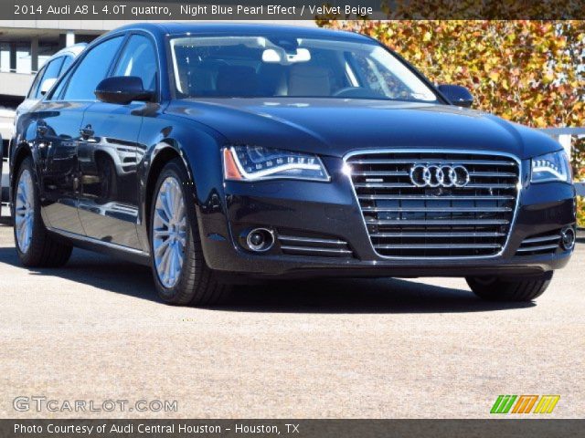 2014 Audi A8 L 4.0T quattro in Night Blue Pearl Effect