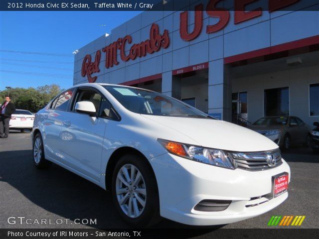2012 Honda Civic EX Sedan in Taffeta White