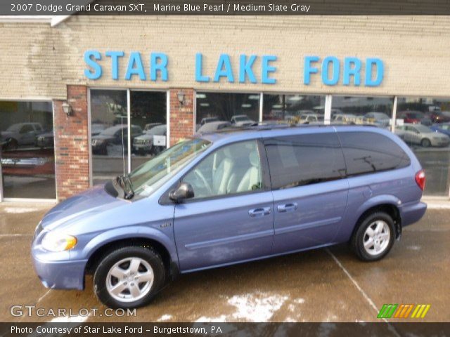 2007 Dodge Grand Caravan SXT in Marine Blue Pearl