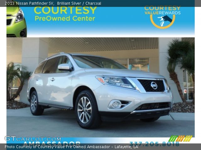 2013 Nissan Pathfinder SV in Brilliant Silver