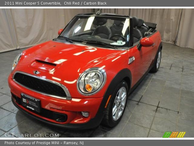 2011 Mini Cooper S Convertible in Chili Red