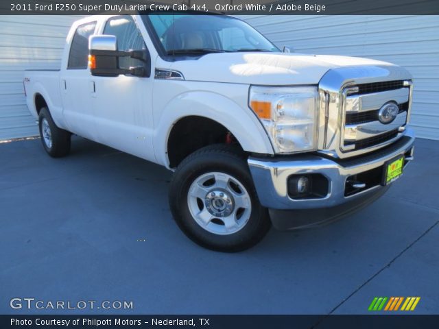 2011 Ford F250 Super Duty Lariat Crew Cab 4x4 in Oxford White